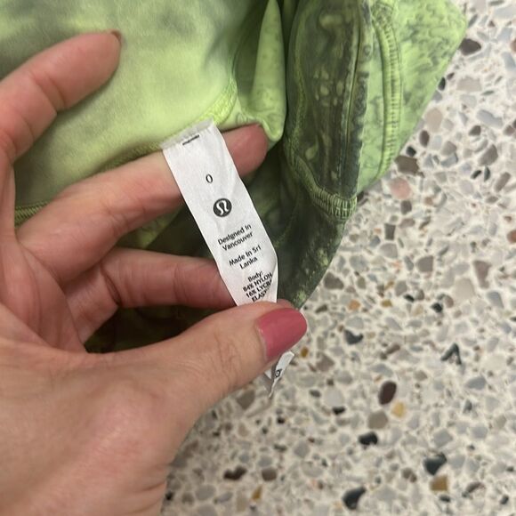 Lululemon Base Pace high rise waist running tights leggings 25” grit green 0 - Picture 7 of 10